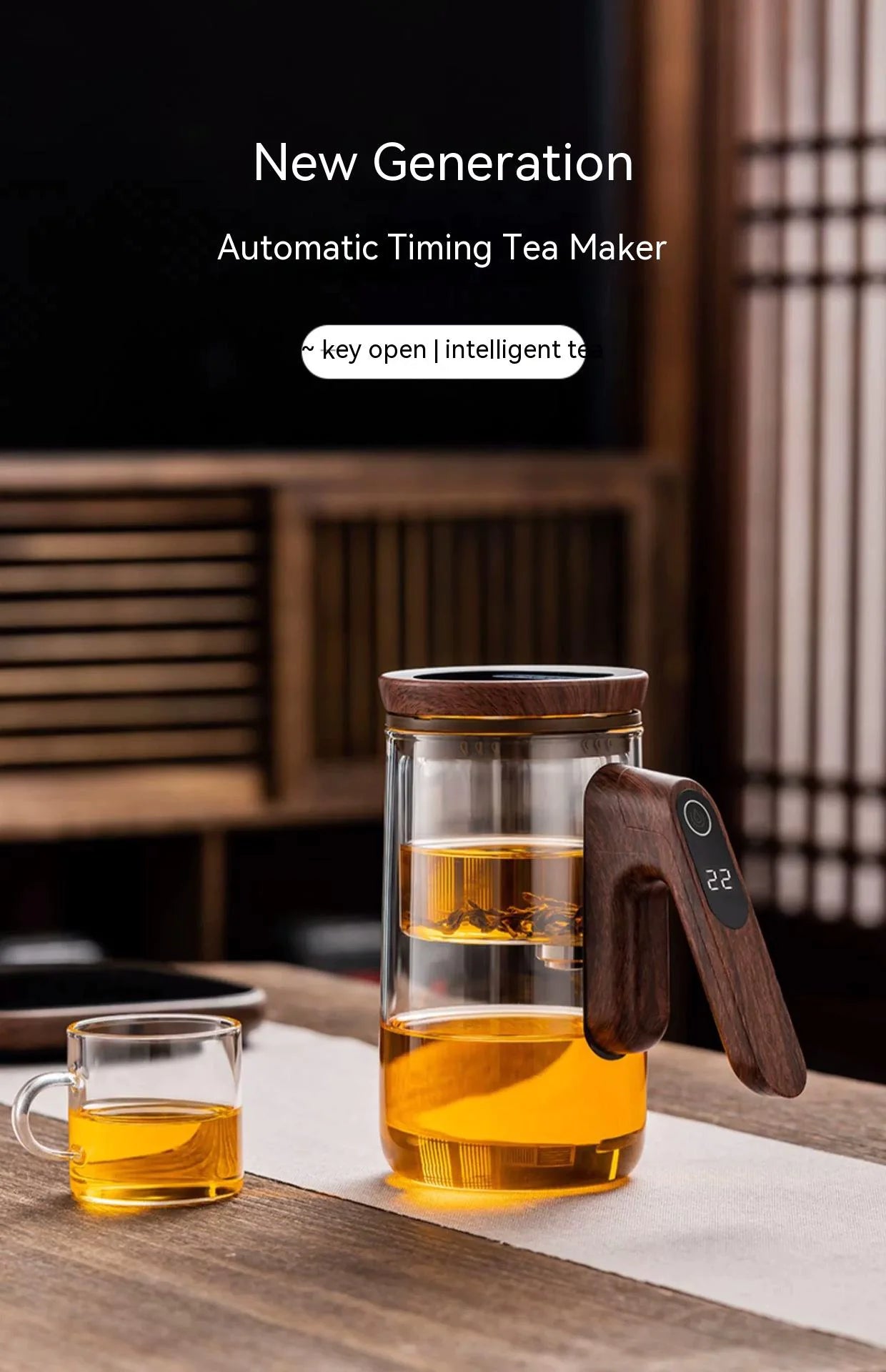 Magnetic Suction Smart Teapot