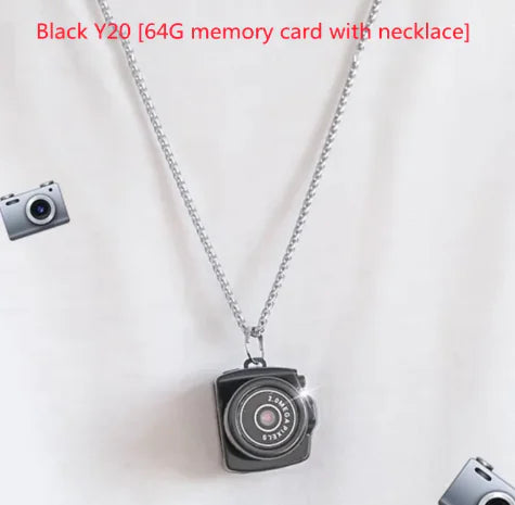 HD Camera Pendant Necklace