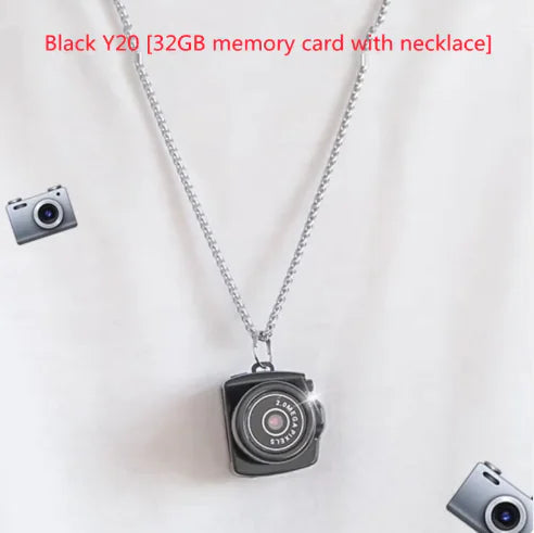HD Camera Pendant Necklace