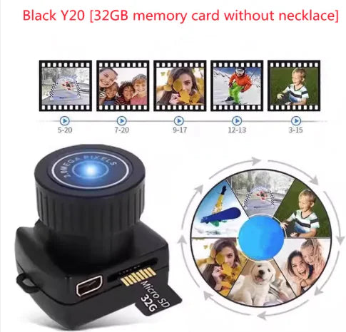 HD Camera Pendant Necklace